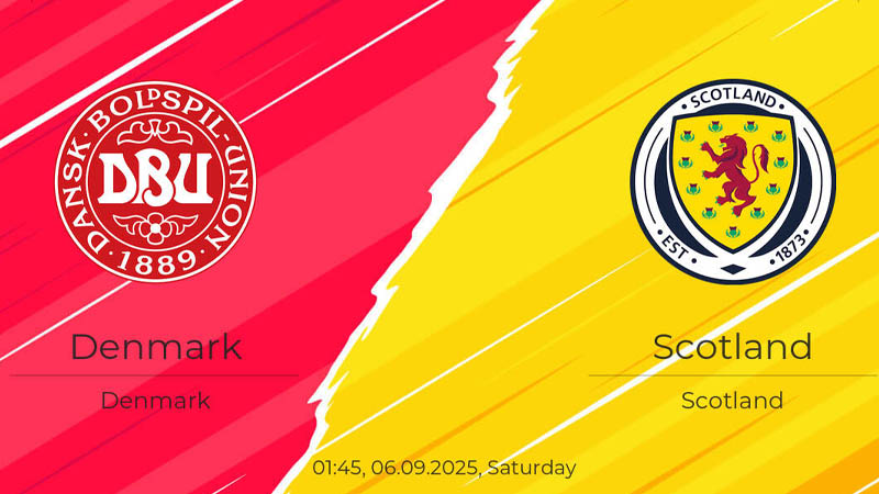 Soi kèo Đan Mạch vs Scotland, 1h45 ngày 06/09/2025: Đối đầu trực tiếp
